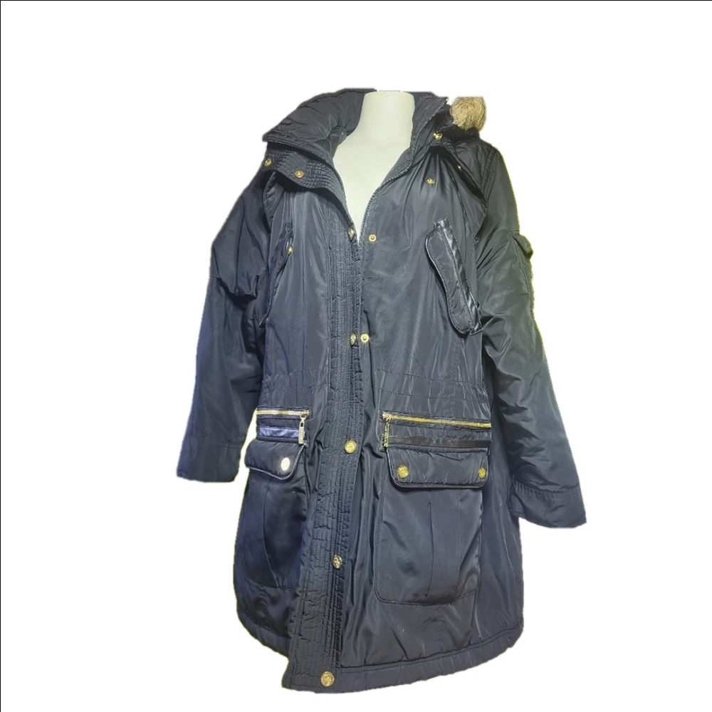 COOGI Black Women's Parka Coat